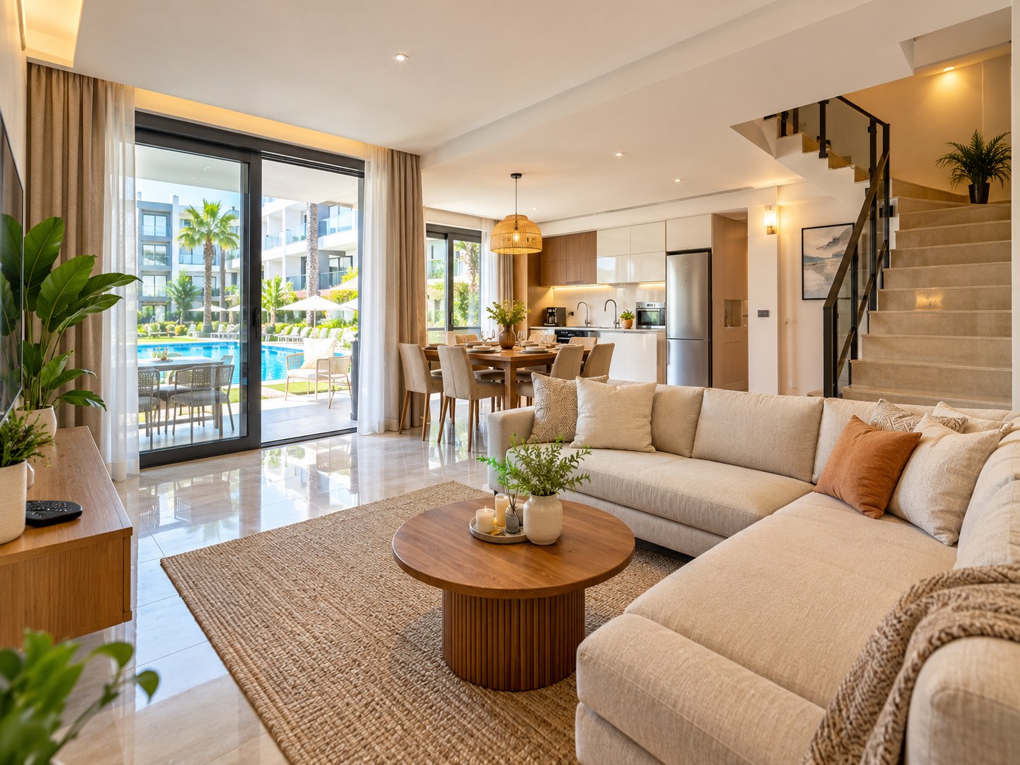 Diker Port Residence 2+1 Duplex | Pool & Konyaaltı
